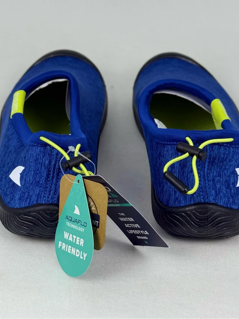 Rugged Shark Men's Size 12 Riptide Water Shoes with Drainage Neoprene Slip-On
